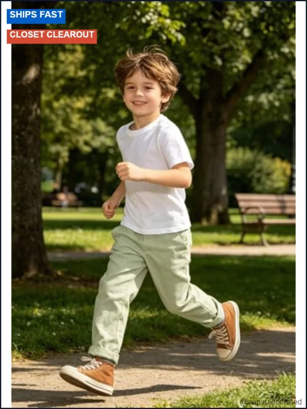 Linen Blend Dress Pants for Boys School Uniform Trousers Adjustable Waist